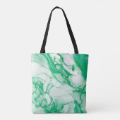 Indigo Round. Bohemian Tie Dye. Blue Roll Psychede Tasche (Rückseite)