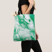 Indigo Round. Bohemian Tie Dye. Blue Roll Psychede Tasche (Von Nahem)
