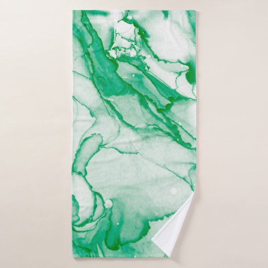 Indigo Round. Bohemische Gefärbte Krawatte. Blue R Badehandtuch (Badehandtuch)