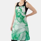 Indigo Round. Bohemische Gefärbte Krawatte. Blue R Schürze (InSitu)