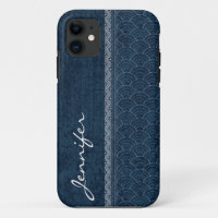 Indigo Sashiko Muster japanische Stickereibezeichn