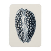 Indigo Seashell Magnet (Vertikal)