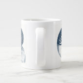 Indigo Shark Eye Seashell Jumbo-Tasse (Rückseite)