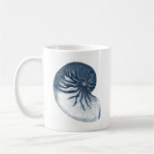 Indigo Shark Eye Seashell Kaffeetasse (Links)