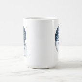 Indigo Shark Eye Seashell Kaffeetasse (Mittel)