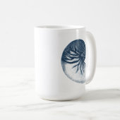Indigo Shark Eye Seashell Kaffeetasse (VorderseiteRechts)