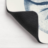 Indigo Shark Eye Seashell Mousepad (Ecke)