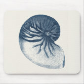 Indigo Shark Eye Seashell Mousepad (Vorne)