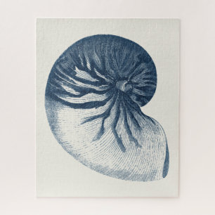 Indigo Shark Eye Seashell Puzzle