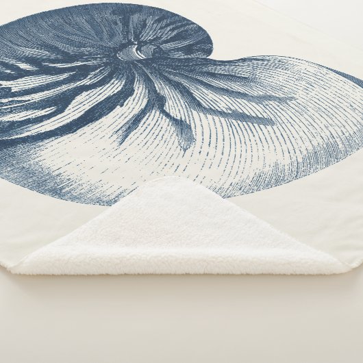 Indigo Shark Eye Seashell Sherpadecke (3/4)