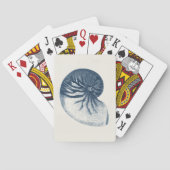 Indigo Shark Eye Seashell Spielkarten (Rückseite)
