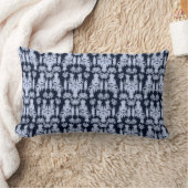 Indigo Shibori Pillow: Texturierte Farbträume Lendenkissen (Decke)