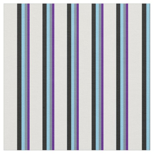 Indigo, Slate Gray, Sky Blue, Black & Light Cyan Stoff (Nahaufnahme)