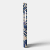 Indigo-Sonnenblume Case-Mate iPhone Hülle (Rückseite / Links)