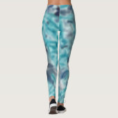 Indigo Splash Tropfen Leggings (Rückseite)