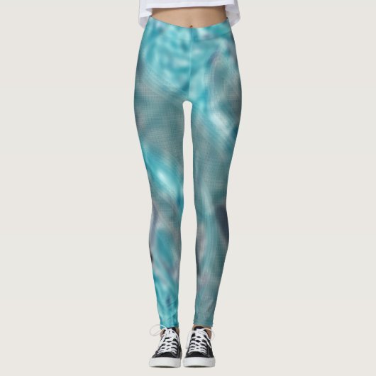 Indigo Splash Tropfen Leggings (Vorderseite)