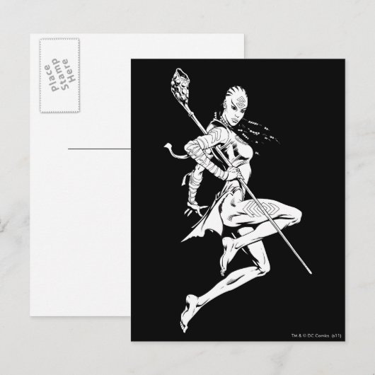 Indigo-Stamm 3 Postkarte (Vorne/Hinten)