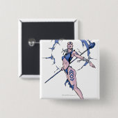 Indigo-Stamm 7 Button (Vorne & Hinten)