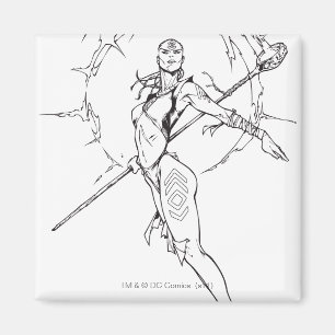 Indigo-Stamm 9 Magnet