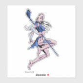 Indigo-Stamm Aufkleber (Blatt)