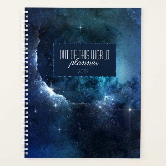 Indigo Star Galaxy Starfield Planner Planer (Vorderseite)