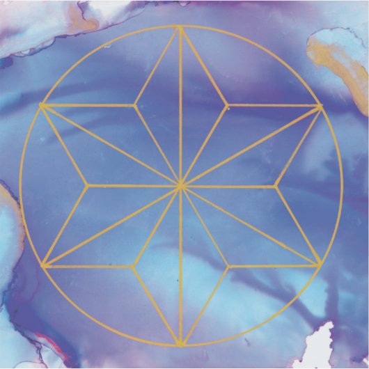 Indigo star sticker (Vorderseite)