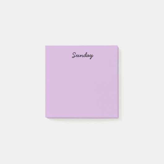 Indigo Sunday Post-it Klebezettel (Vorderseite)