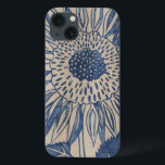 Indigo Sunflower iPhone 13 Hülle<br><div class="desc">floral</div>