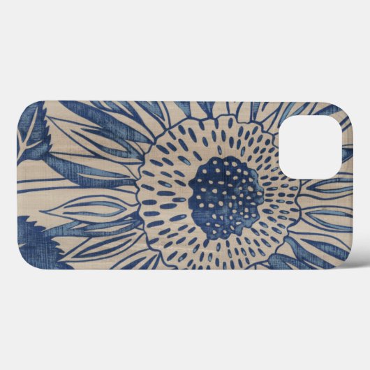 Indigo Sunflower Case-Mate iPhone Hülle (Rückseite (Horizontal))