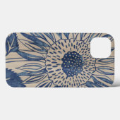 Indigo Sunflower Case-Mate iPhone Hülle (Rückseite (Horizontal))