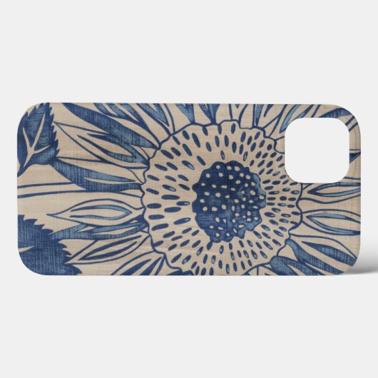 Indigo Sunflower Case-Mate iPhone Hülle (Rückseite (Horizontal))