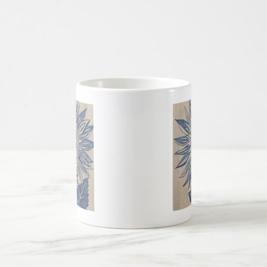 Indigo Sunflower Kaffeetasse (Mittel)