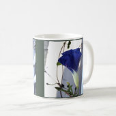 Indigo Swirl Morning Glory Kaffeetasse (VorderseiteRechts)