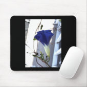 Indigo Swirl Morning Glory Mousepad (Mit Mouse)