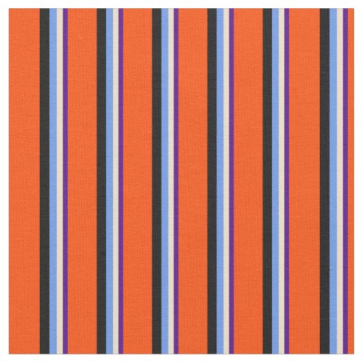 Indigo, Tan, Cornblume Blau, Schwarz und Rot Stoff (Nahaufnahme)