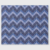 Indigo Tangram Packpapier (Flach)