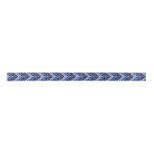 Indigo Tangram Ribbon Satinband (Vorderseite)