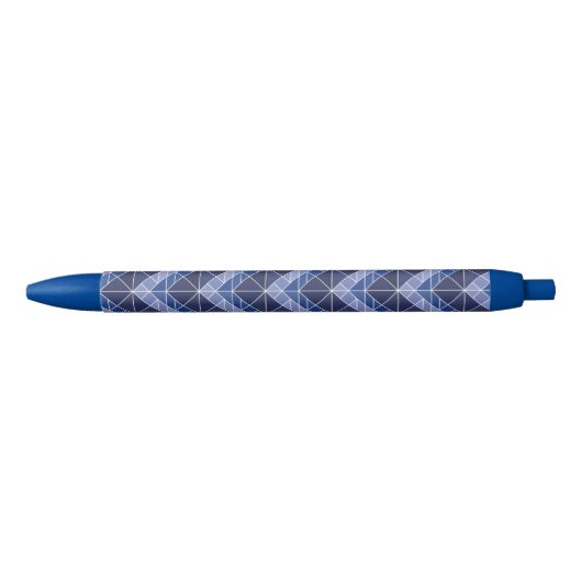 Indigo Tangramm Pen Kugelschreiber (Vorderseite)