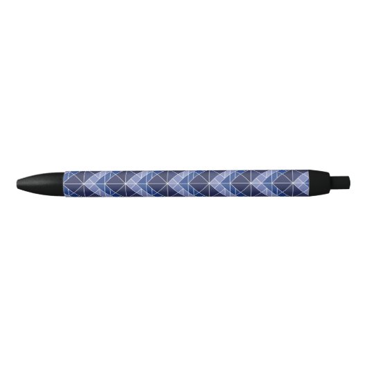 Indigo Tangramm Pen Kugelschreiber (Vorderseite)