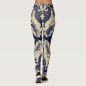 Indigo Tattoo Imitate Leggings (Rückseite)