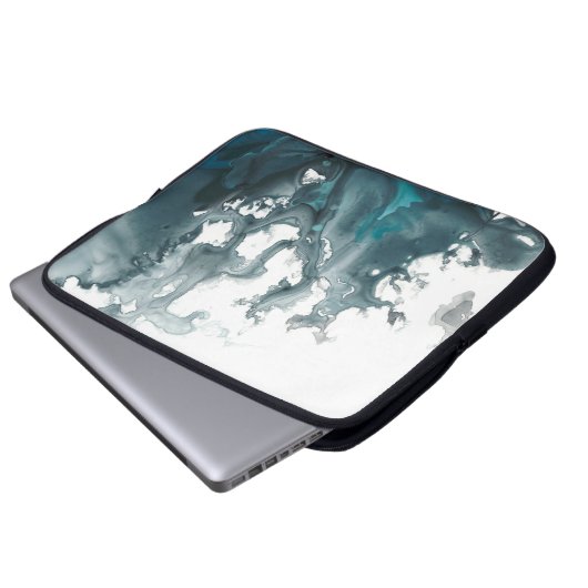 Indigo Tempest Laptopschutzhülle (Vorne Knopf)