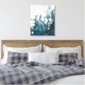 Indigo Tempest Leinwanddruck (Insitu (Schlafzimmer))