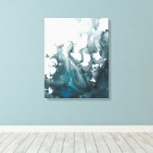 Indigo Tempest Leinwanddruck (Insitu (Holzboden))