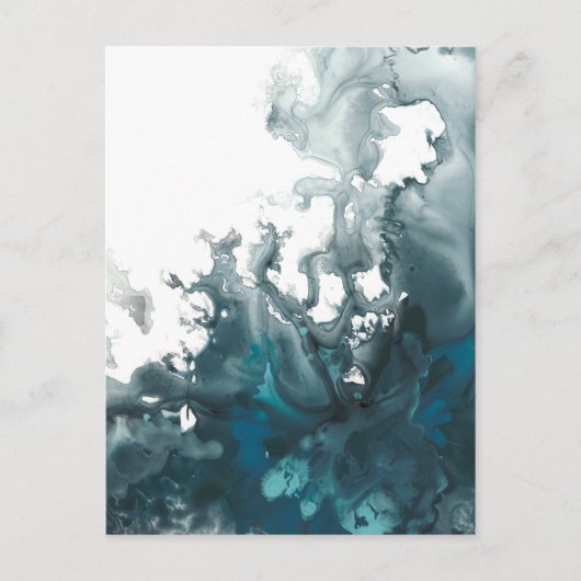 Indigo Tempest Postkarte (Vorderseite)