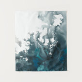 Indigo Tempest Wandteppich (Vorderseite)