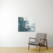 Indigo Tempest Wandteppich (Beispiel (Horizontal))