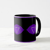 Indigo Third Eye Chakra Zen Yoga Namaste Tasse (VorderseiteRechts)