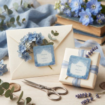 Indigo-Tinte geätzter Waldrahmen Hochzeit