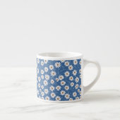 Indigo Traum Gänseblümchen Espressotasse (Rechts)