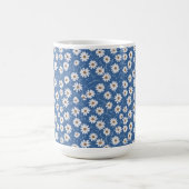 Indigo Traum Gänseblümchen Kaffeetasse (Mittel)